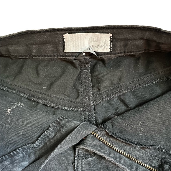 Garage black skinny jeans with cut out knees, size 0 - Picture 2 of 3
